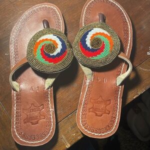 Women’s sandals.
